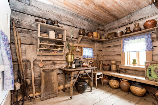 Как была устроена обычная кухня в крестьянском доме? Интерьер и дизайн,история,кухня