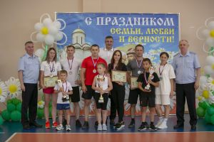 В Краснодарском крае состоялось спортивное мероприятие среди полицейских семей