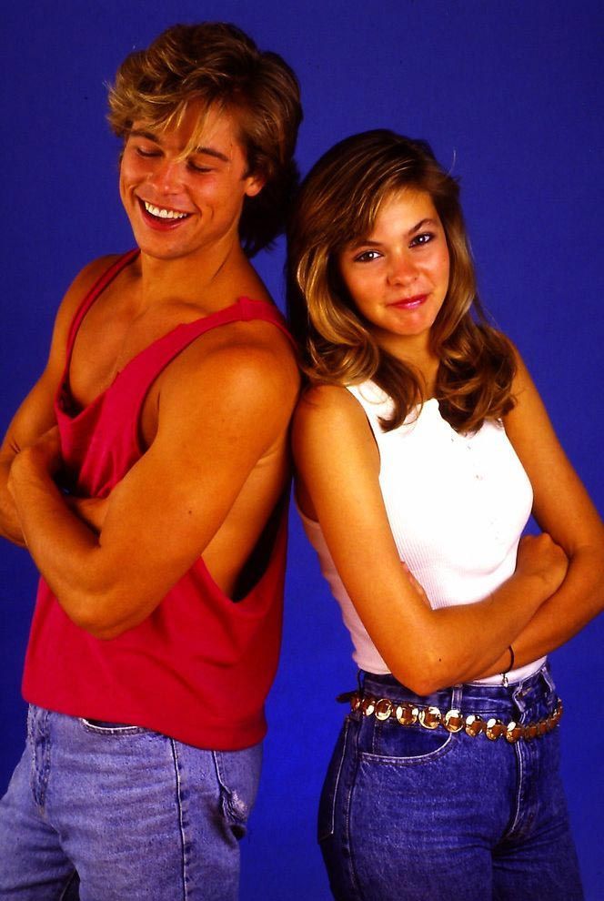 23-летний Брэд Питт, Брэд Питт 1987, Kathy Amerman 1987, brad pitt 1987