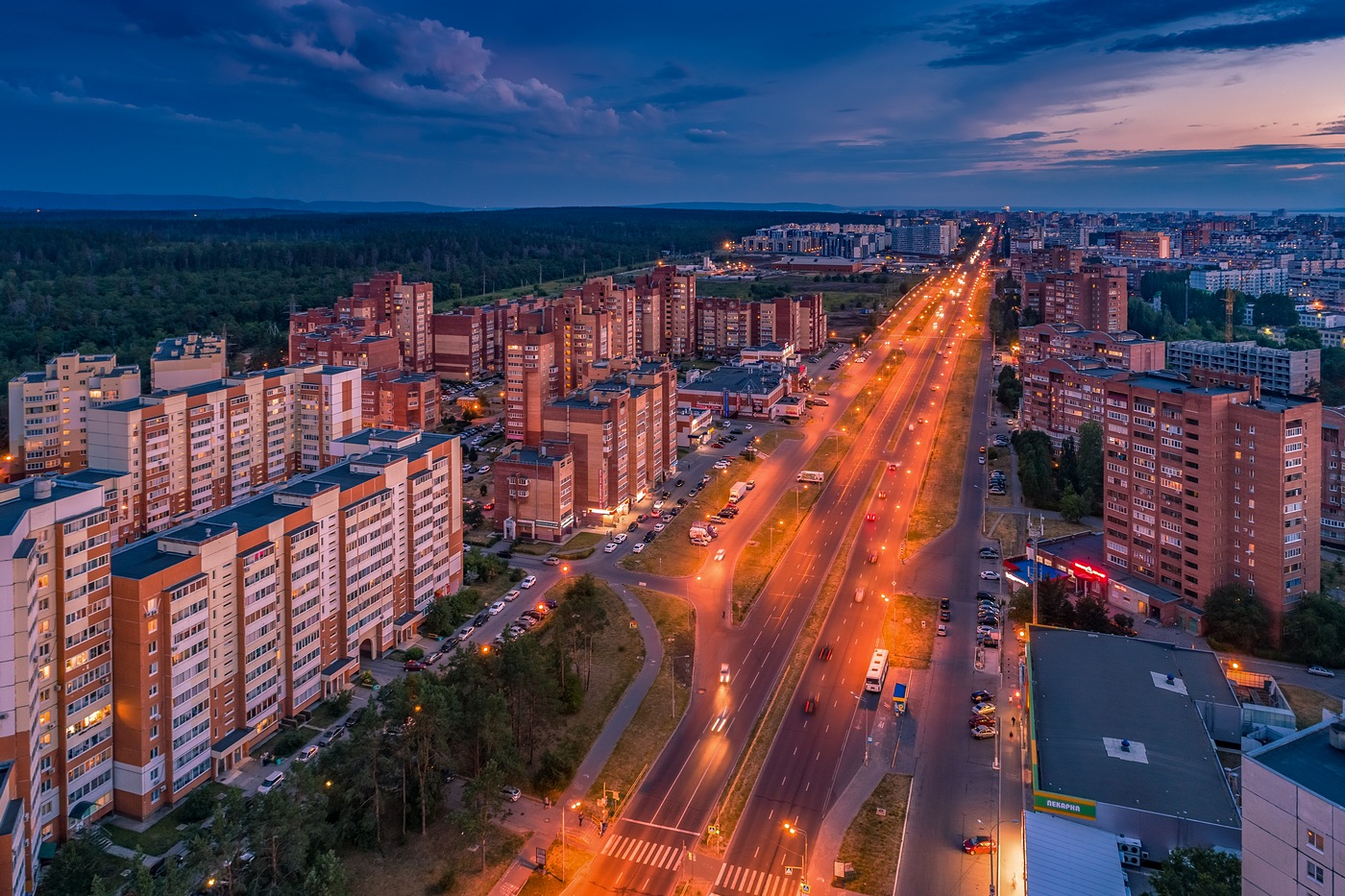 Тольятти с высоты. 2019 