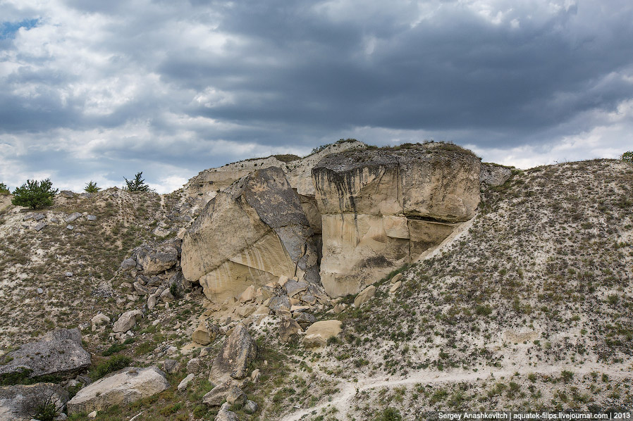 Ак-Кая или Белая скала - каменная красавица Крыма