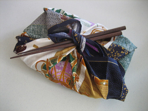 Фуросики – японская техника заворачивания вещей интересное,фуросики
