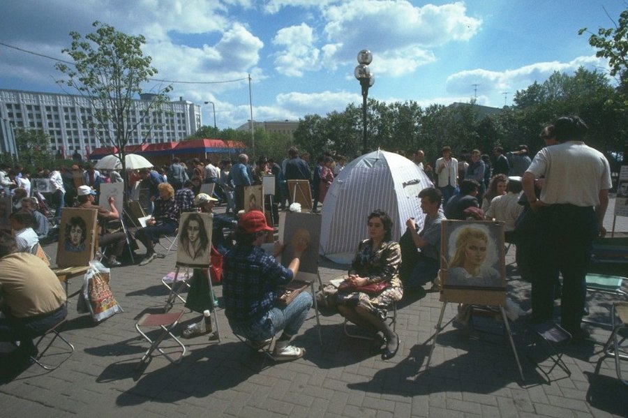 Неспокойная Москва 1990 года