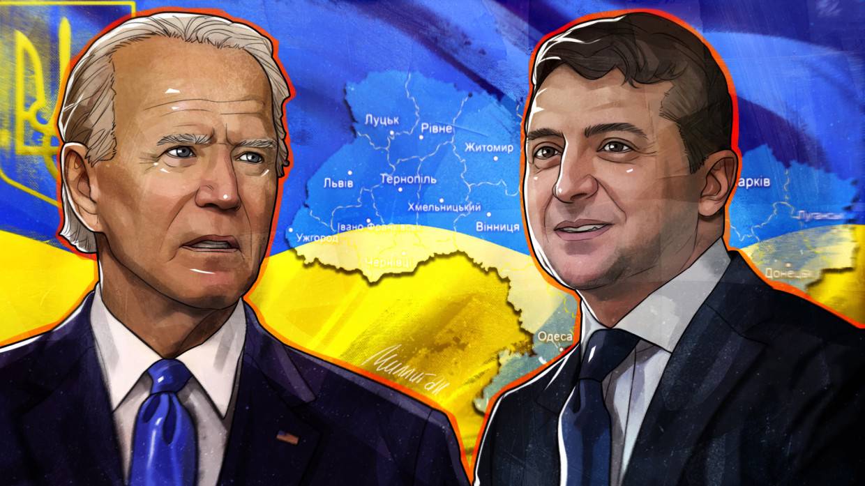 CNN: Зеленский попросил Байдена срочно посетить Украину