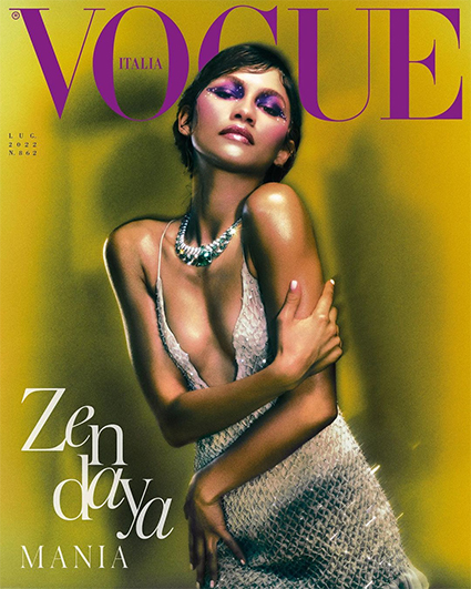 "Икона поколения": Зендая снялась для итальянского Vogue Фотосессии