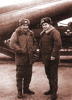Экипаж “Кентавра-1 Л.Зуев и А.Маргелов. 5 января 1973 г.