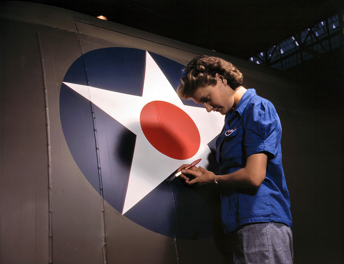 Фоторепортаж Альфреда Палмера 1942 года о том «как ковалось оружие победы». B-25 Mitchell Авиация