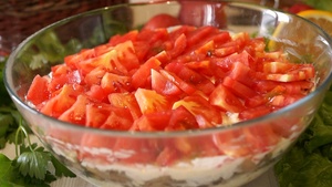 Фото к рецепту: Этот Чудо САЛАТ никогда не надоест! Потрясающе Вкусный и Необычный! 