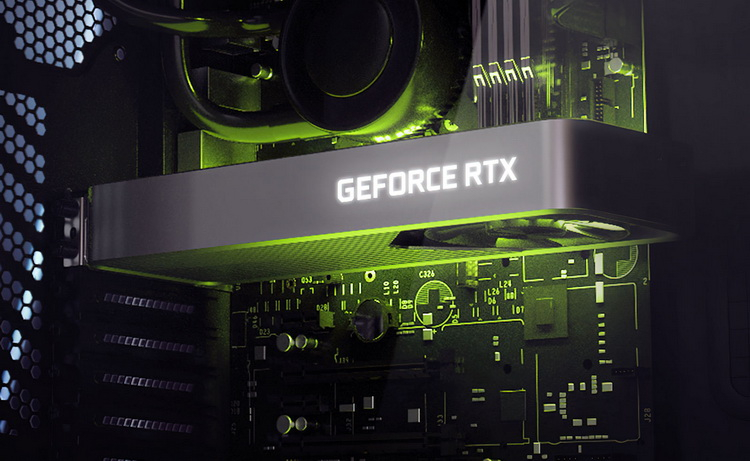 Рендер GeForce RTX 3060 в эталонном исполнении NVIDIA
