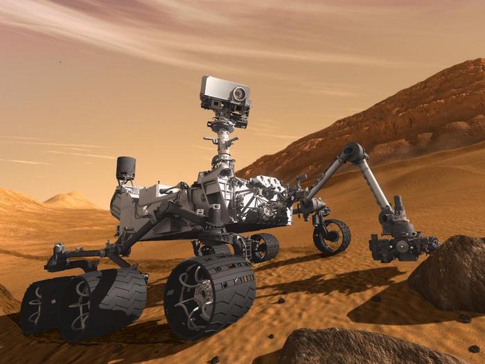  Марсоход Curiosity продолжает присылать интересные снимки