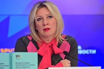 Захарова прокомментировала опубликованную Ермаком картинку с горящим Кремлем