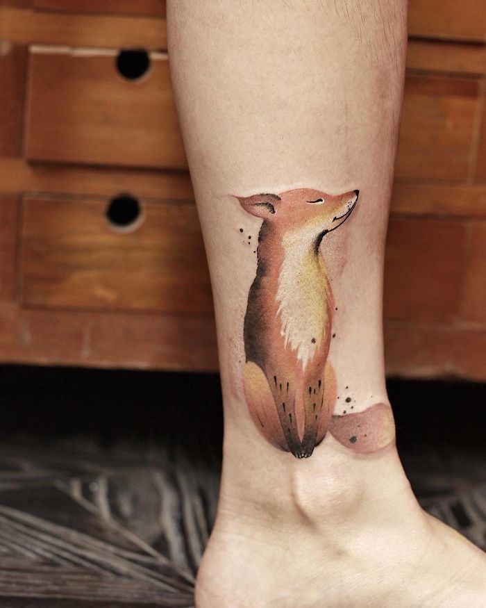 The Watercolor Tattoos Of Chen Jie Will Inspire You To Do One Immediately