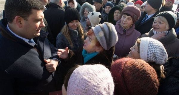 Премьер-министр Украины встретился с украинскими пенсионерами