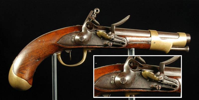 Французский кавалерийский кремневый пистолет An 9