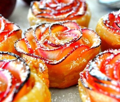 Яблочная слойка "Донна Роза" десерты рецепты, еда, приготовление еды