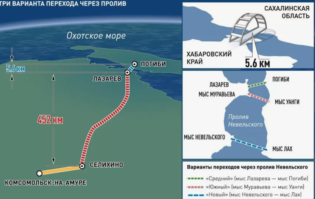 Широко обсуждается тут вопрос строительства железнодорожного моста на Сахалин. Хотя и сам ВВП поддержал идею, но немало товарищей еще против высказываются. Мол, дорого да целесообразно.-10