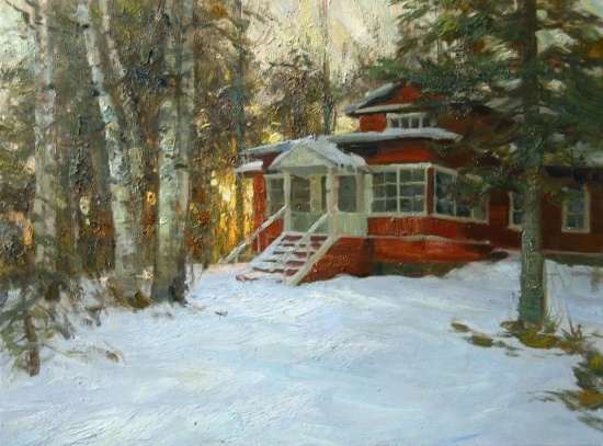 Художник Александр Косничев. Когда звенит последний листопад 