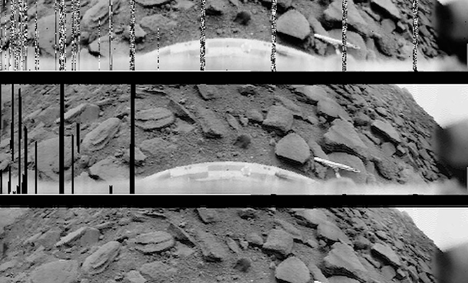 Первые реальные снимки Венеры и звук с поверхности: в 1982 году зонд передал увиденное за минуты и отключился поверхности, несколько, Венеры, плотность, аппарат, впервые, планете, управления, передала, зафиксировала, Камера, пейзажа, венерианского, изображение, Землю, октября, «Венера13», только, далекой, послал