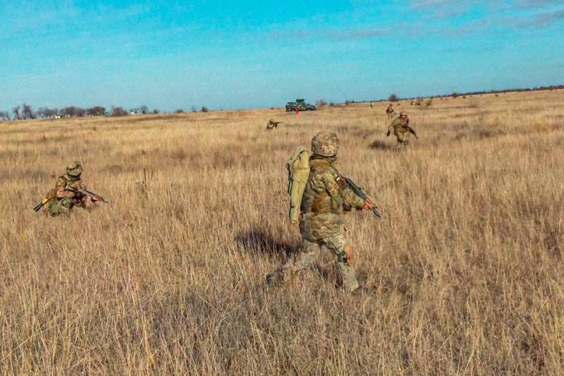 Морская пехота ВСУ в Одесской области тренировалась «отбивать атаки россиян из Приднестровья» морской, пехоты, учений, украинские, нескольких, бронетехнику, админздания, также, легкой, морская, пехота, взводных, тактических, групп, ОБрМП, пунктах, населенных, атаки, ноября, Одесской