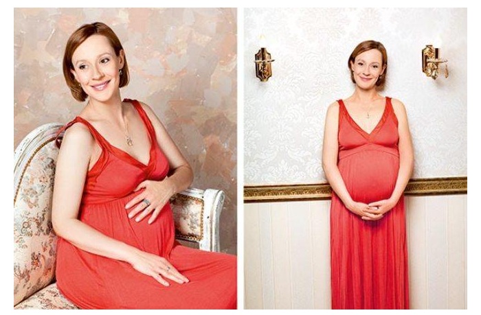Евгения Дмитриева, готовящаяся стать мамой.