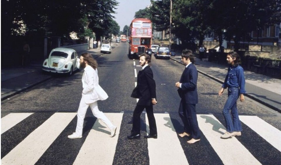 The Beatles. Фотосессия на Abbey Road. Фото из открытых источников Интернета.