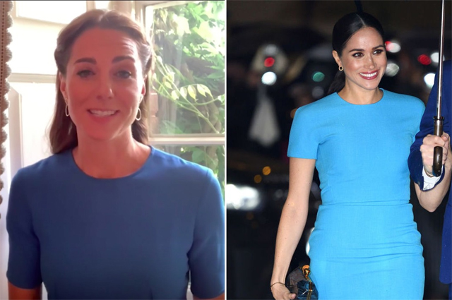 В сети обсуждают два похожих образа Кейт Миддлтон и Меган Маркл Монархии