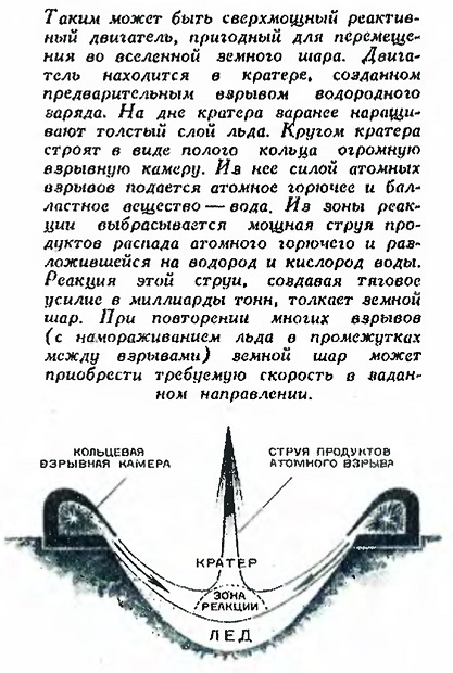 Как в СССР хотели толкать Землю к Солнцу с помощью атомных двигателей не может быть