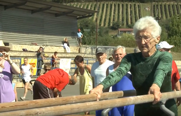 91-летняя гимнастка из Германии
