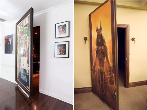 Потайная дверь - как спрятать дверь в квартире. 4 крутых примера Потайная дверь - как спрятать дверь в квартире. 4 крутых примера идеи для дома,интерьер и дизайн