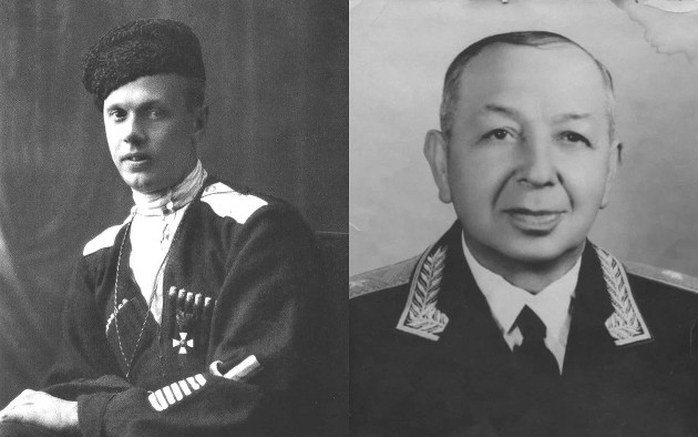 Слева — Яков Александрович Слащёв (1886 — 1929). Справа — Петр Иванович Мишутушкин (1883 — 1961).