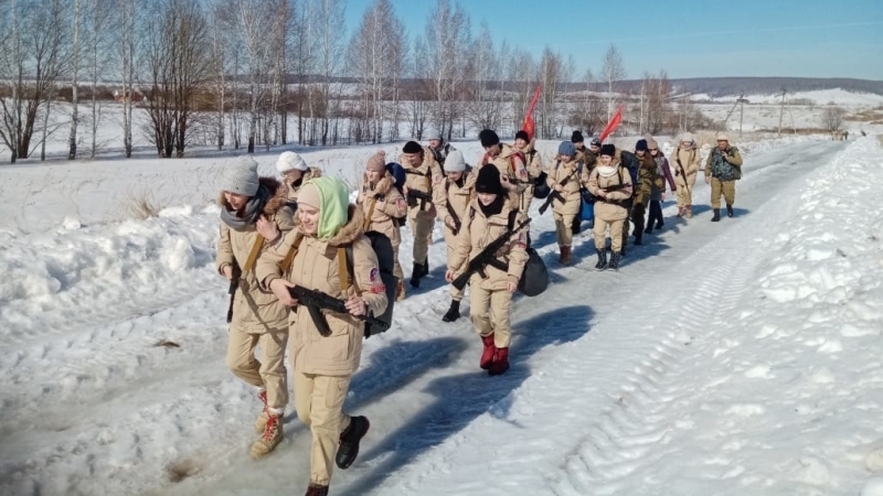 Юнармейцы из Мордовии «захватили» лагерь боевиков