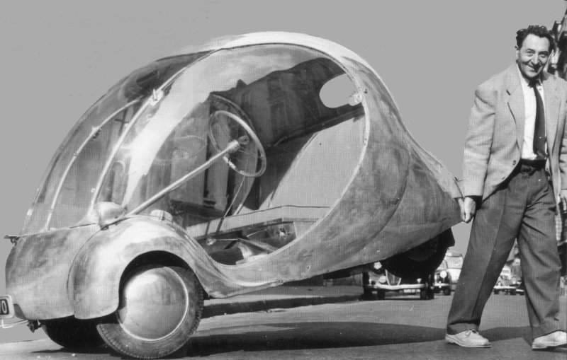 Футуристический миниавтомобиль в форме яйца автодизайн, электромобиль