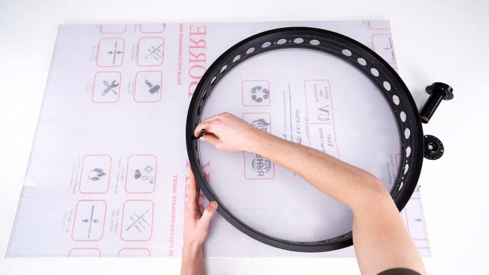 Как сделать велосипед без спиц автосамоделки,мастер-класс,своими руками