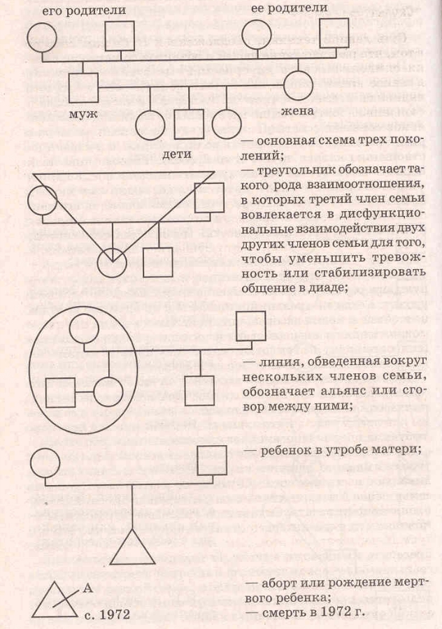 Как рисовать генограмму