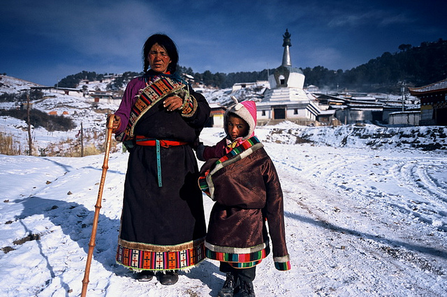 Жители Тибета. (Фото: Ryan Jin / Flickr.com.) 
