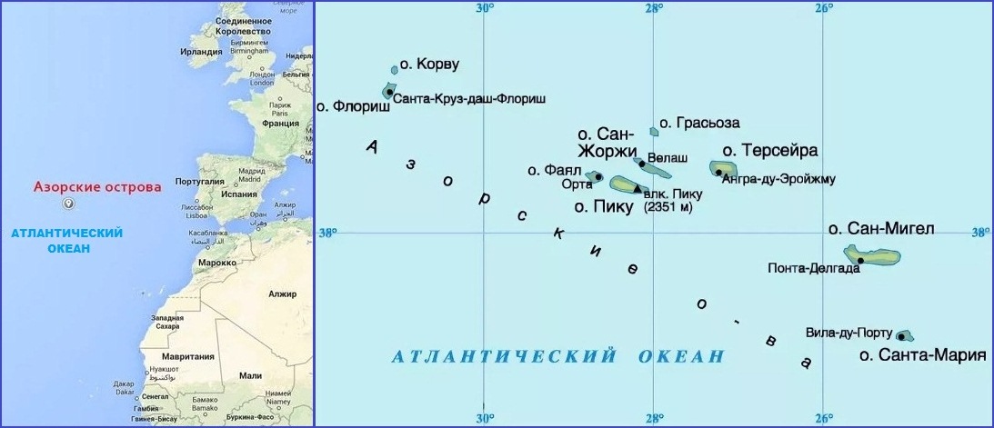 Нормандские острова карта