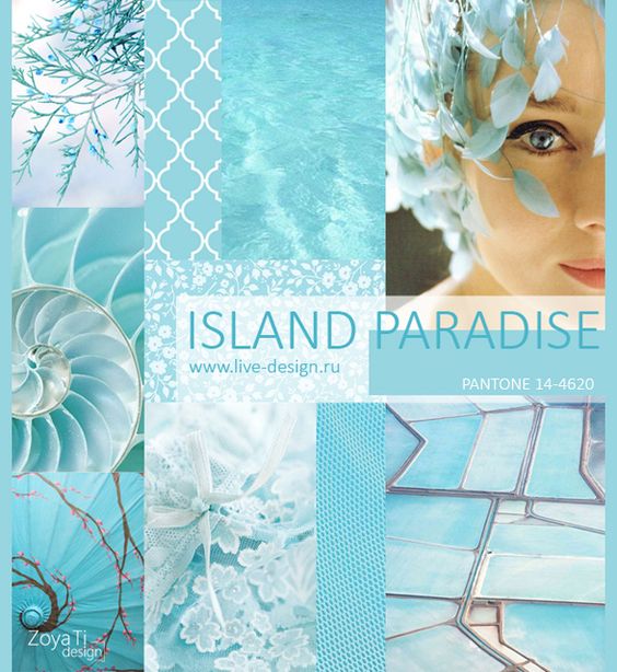 Island Paradise pantone color trend for spring 2017