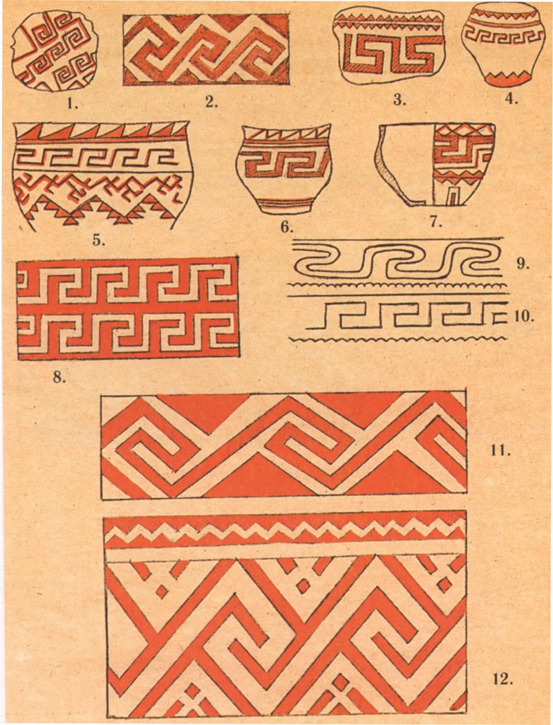 Первые узоры. Древние узоры. Узоры древних народов. Древние орнаменты на керамике. Первые орнаменты.