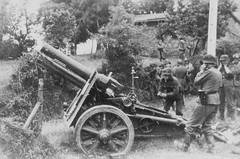 Послевоенное использование немецких 75 и 150-мм пехотных орудий г,Москва [1405113],оружие