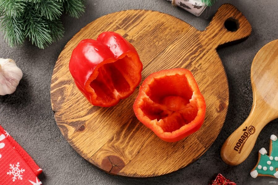 Хотите приготовить не только вкусную и красивую, но и тематическую новогоднюю закуску? Тогда берите на заметку этот классный вариант! Вам понадобится: ???? Подготовьте все необходимые ингредиенты.-3
