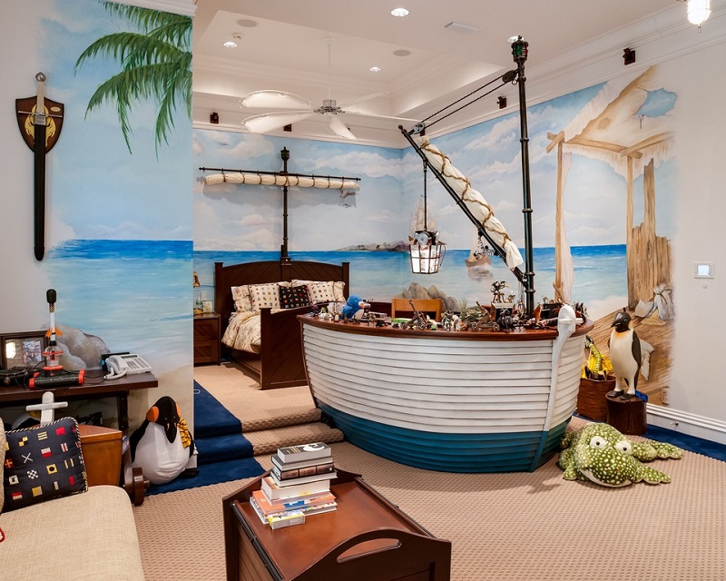 Сказочный дизайн детских комнат. Фото