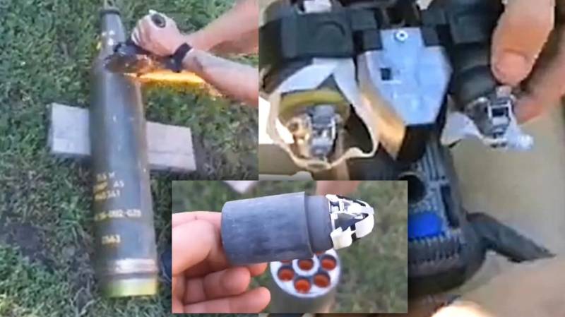 Зачем украинцы распиливают кассетные снаряды и достают их содержимое для снаряжения дронов Зачем украинцы распиливают кассетные снаряды и достают их содержимое для снаряжения дронов оружие