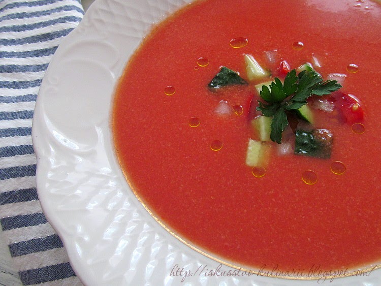 Гаспачо по-андалузски кухни мира,супы,холодные супы