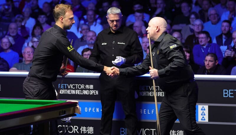 Джадд Трамп одержал 13-ю победу подряд над Джоном Хиггинсом (фото: WST)