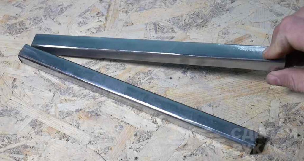 Простой самодельный пробойник из профильной трубы самоделкин