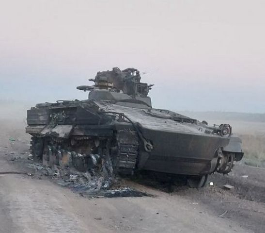 Германские "гробы" – подбитые БМП Marder 1А3 буквально плавятся на Украине оружие