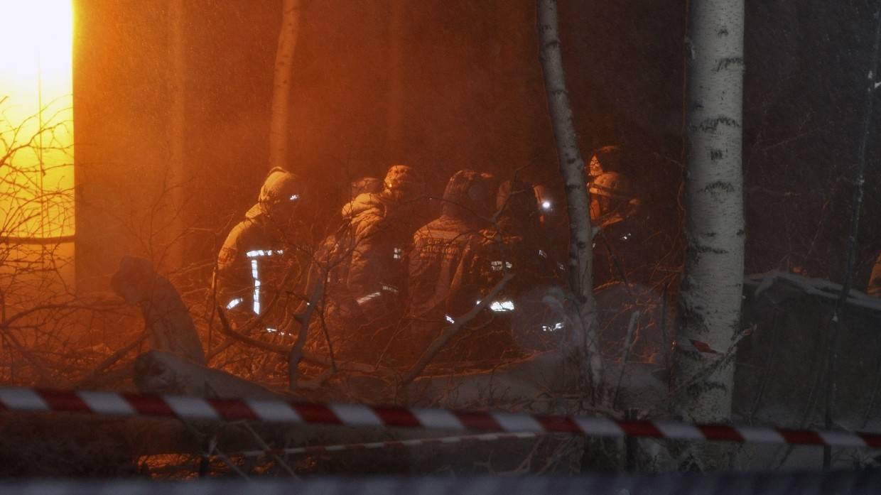 Движение по дороге в районе падения Ан-12 под Иркутском восстановлено