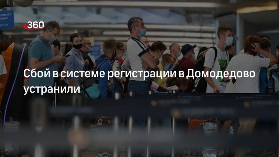 Сбой в системе регистрации в Домодедово наблюдался только «Уральских авиалиний»
