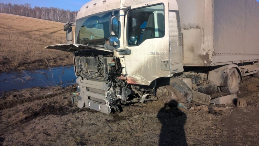 В ДТП под Омском автомобиль ВАЗ разорвало на части, погибли ребенок и трое взрослых