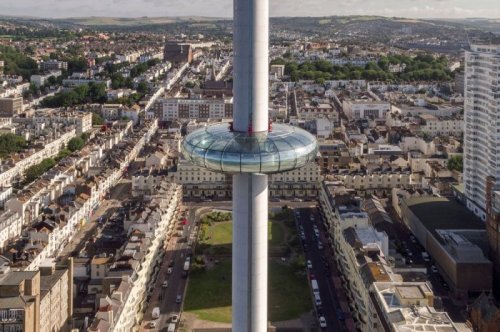 Смотровая площадка The British Airways i360 в Брайтоне (15 фото)